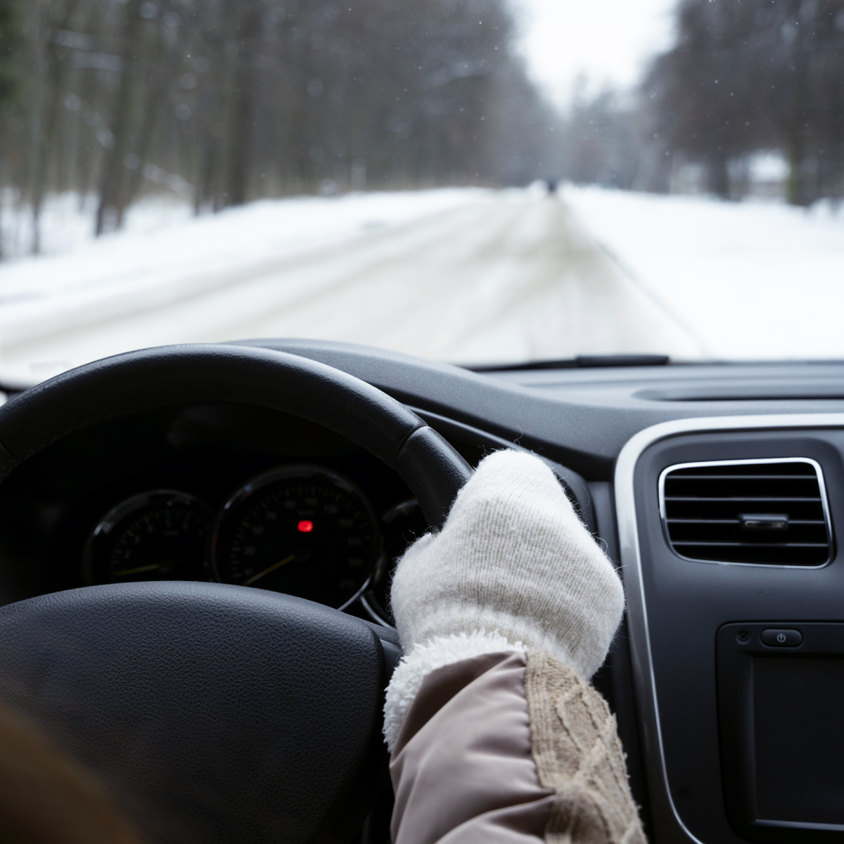 départ en vacances en hiver
